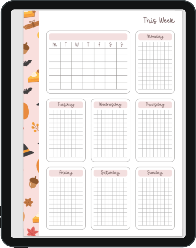 weekly digital planner